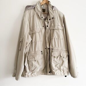 Adventure by Calvin Cooper Men’s Utility Jacket with Hood – Size 54